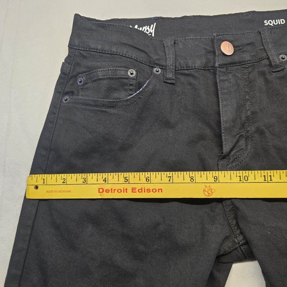 Mugsy Squid Ink Tapered Jeans Men Size 30x28 Actual Fit Black - Picture 4 of 10